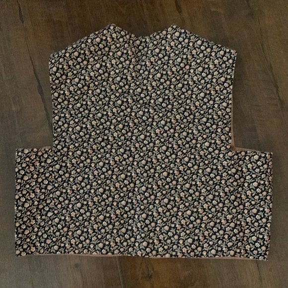 Vintage hand sewn reversible floral cottagecore vest - Picture 8 of 8